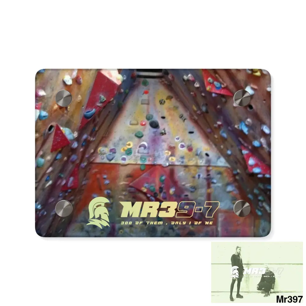 MR39-7 Training Wall 20X Beacons Climbing centre Gwynedd - Acrylic Wall Art Panels 7’’ x 5’’ (Horizontal) / 0.25’’ Home