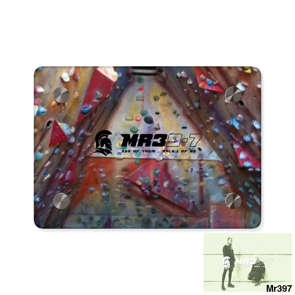MR39-7 Training Wall 20X Beacons Climbing centre Gwynedd - Acrylic Wall Art Panels 7’’ x 5’’ (Horizontal) / 0.25’’ Home