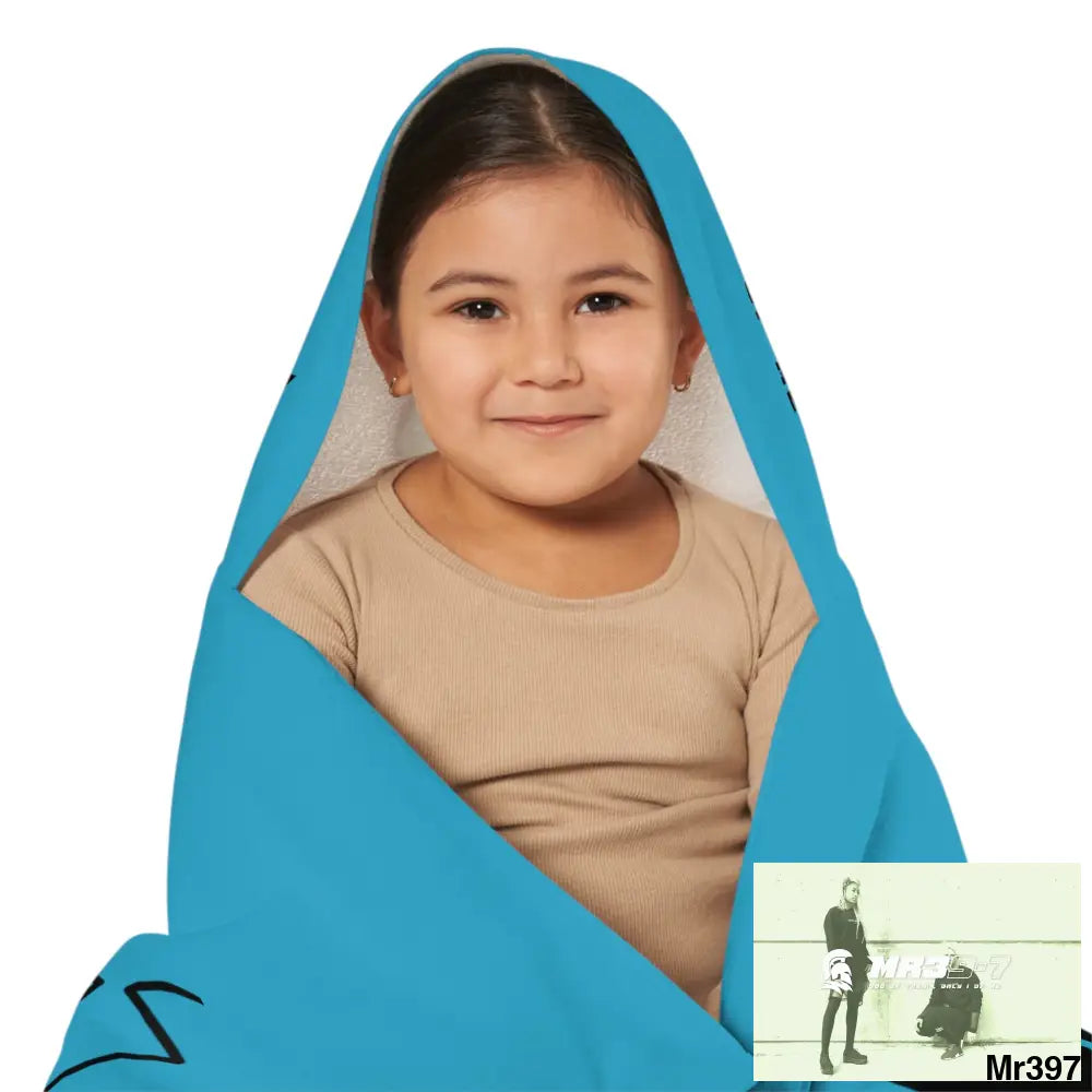 Mr39-7 Youth Hooded Towel 24’’ × 48’’ All Over Prints