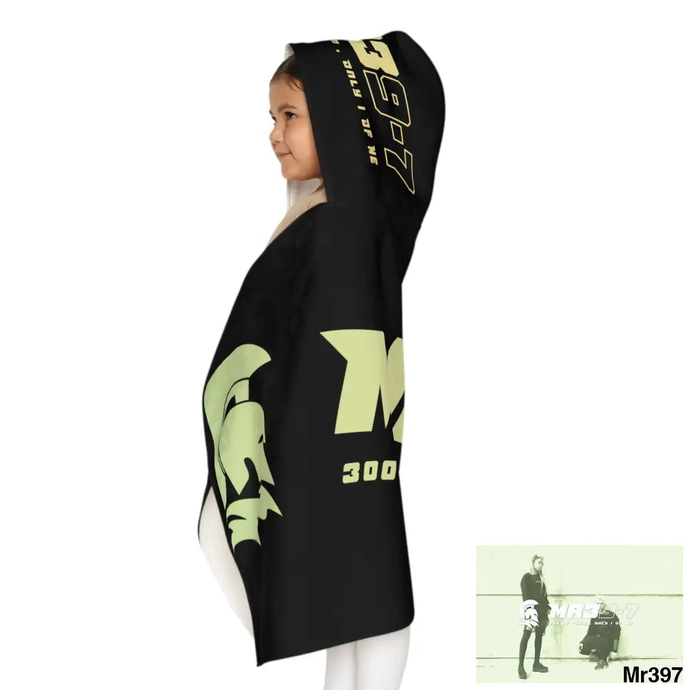 Mr39-7 Youth Hooded Towel 24’’ × 48’’ All Over Prints