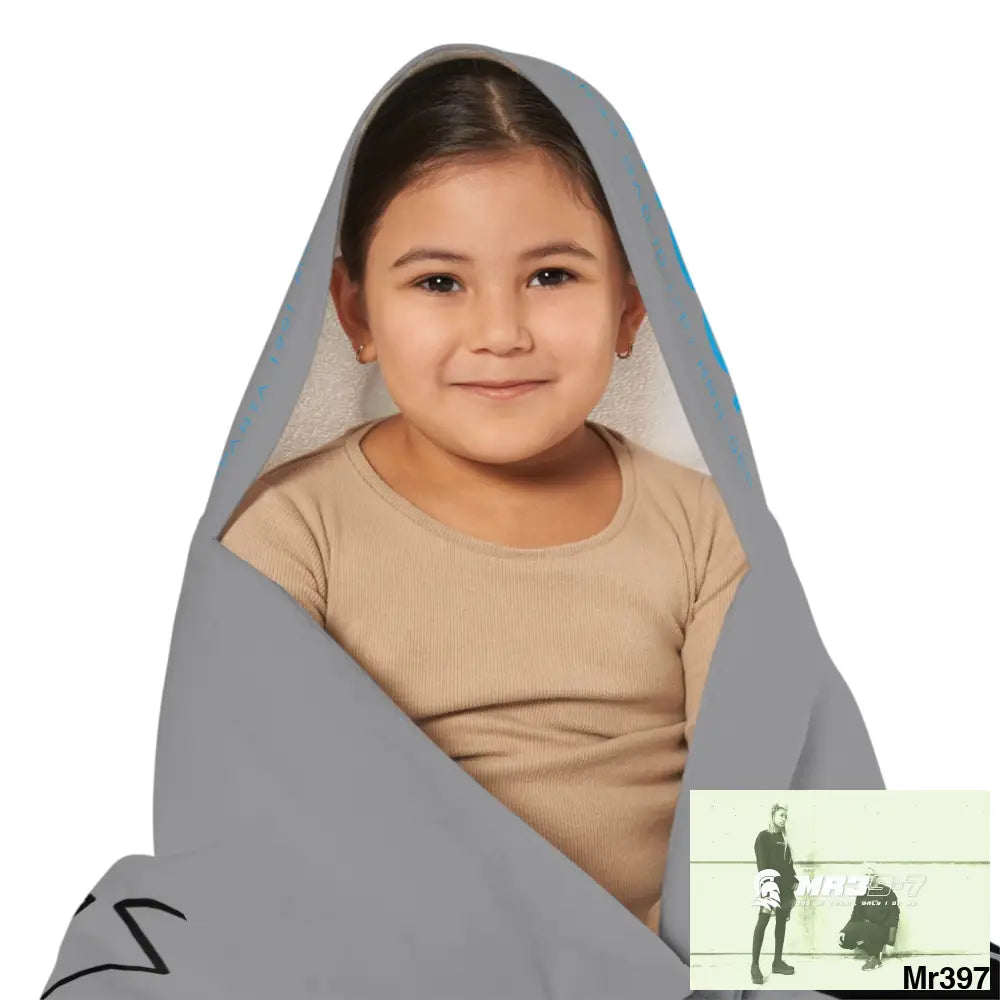 Mr39-7 Youth Hooded Towel 24’’ × 48’’ All Over Prints