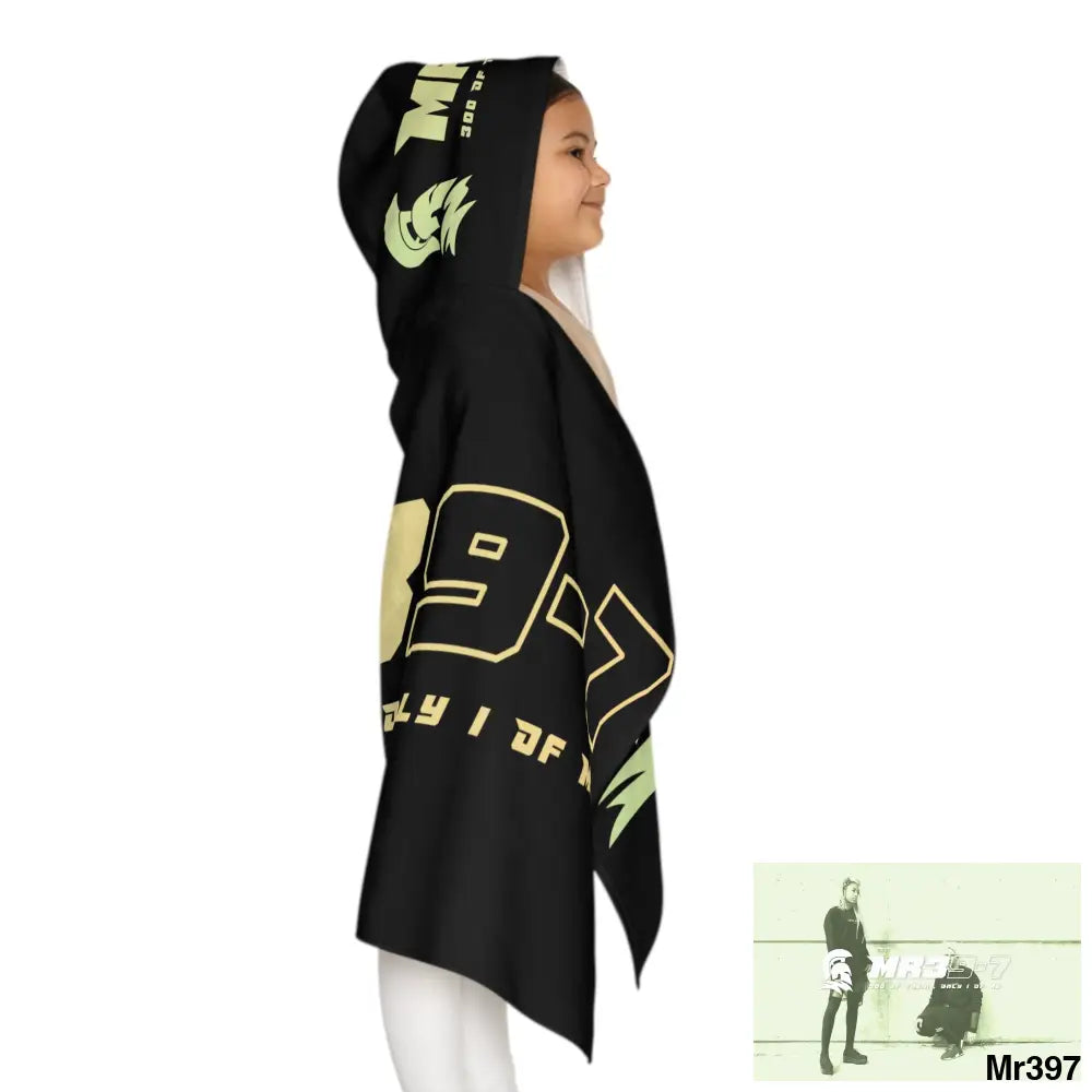 Mr39-7 Youth Hooded Towel 24’’ × 48’’ All Over Prints