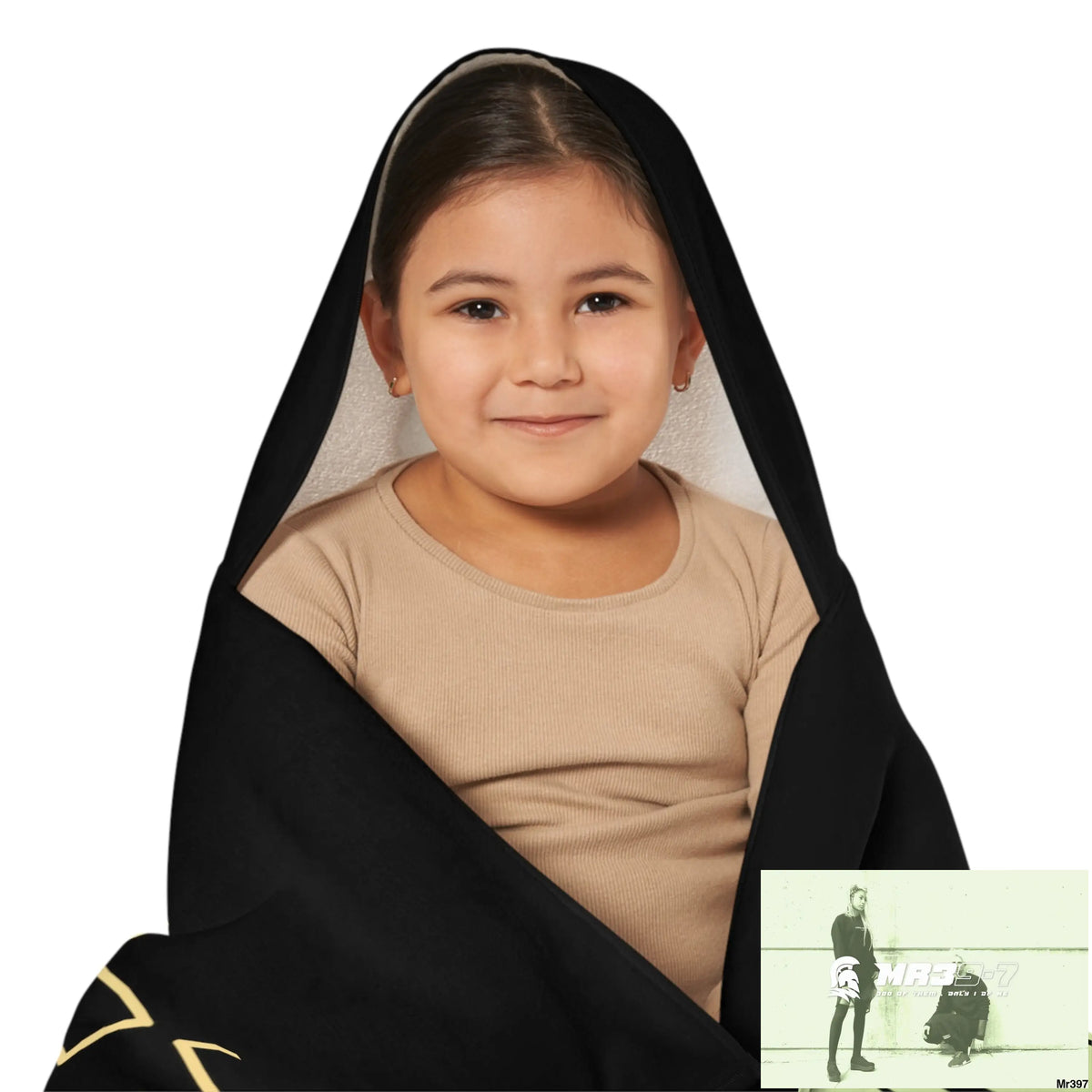 Mr39-7 Youth Hooded Towel 24’’ × 48’’ All Over Prints