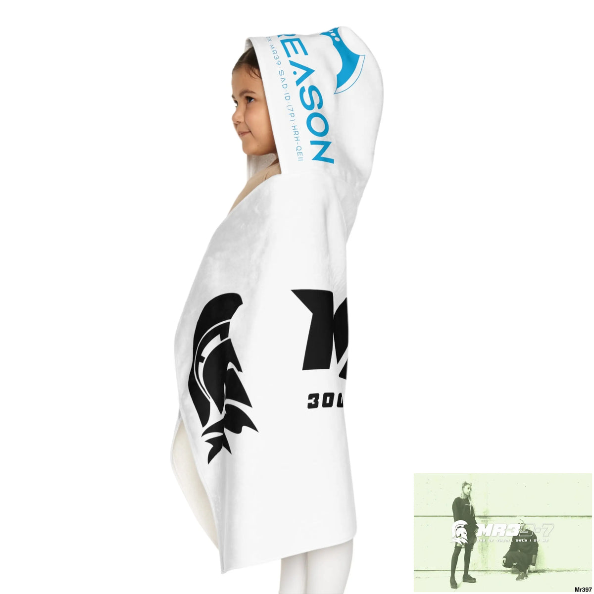 Mr39-7 Youth Hooded Towel 24’’ × 48’’ All Over Prints