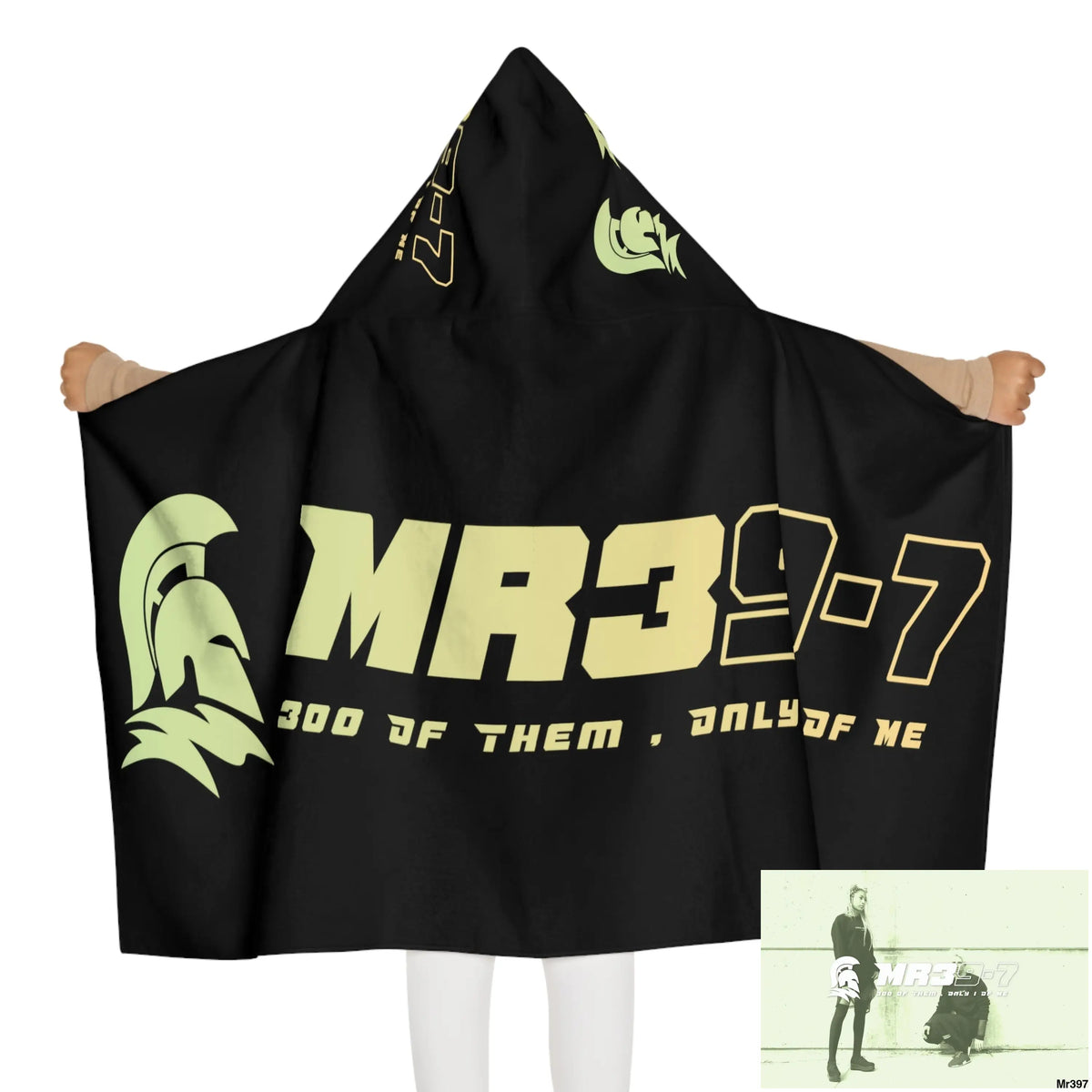 Mr39-7 Youth Hooded Towel 24’’ × 48’’ All Over Prints