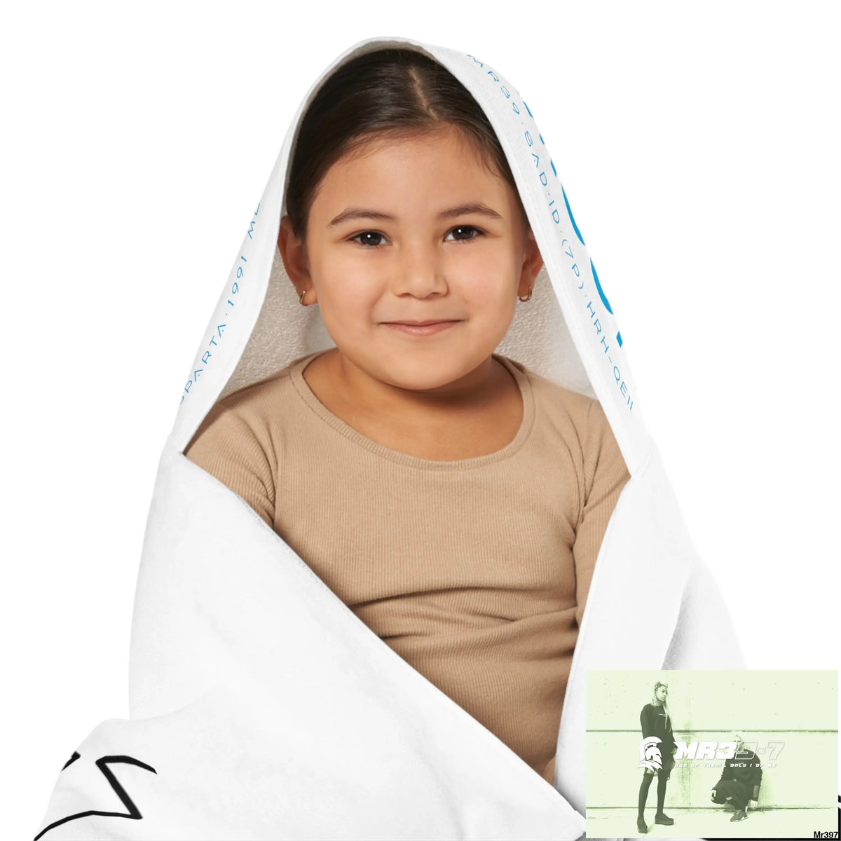 Mr39-7 Youth Hooded Towel 24’’ × 48’’ All Over Prints