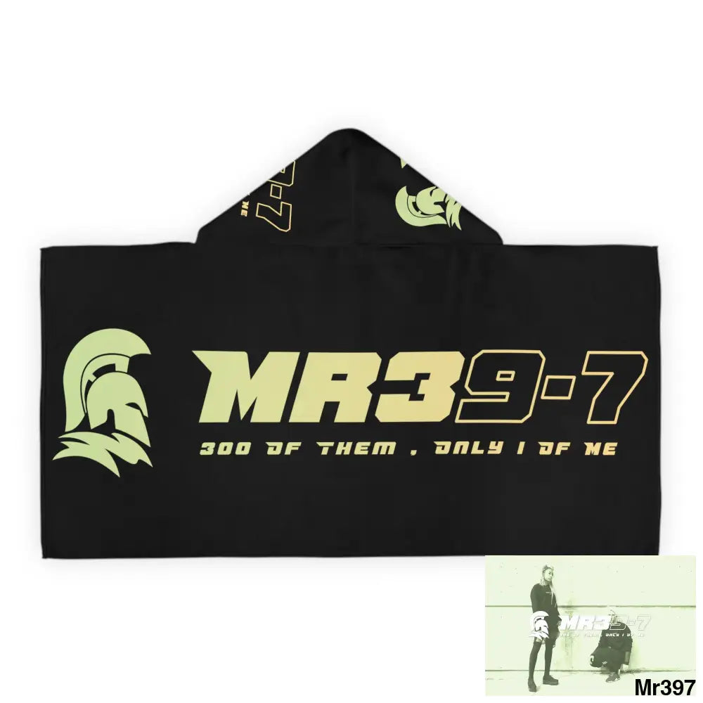 Mr39-7 Youth Hooded Towel 24’’ × 48’’ All Over Prints