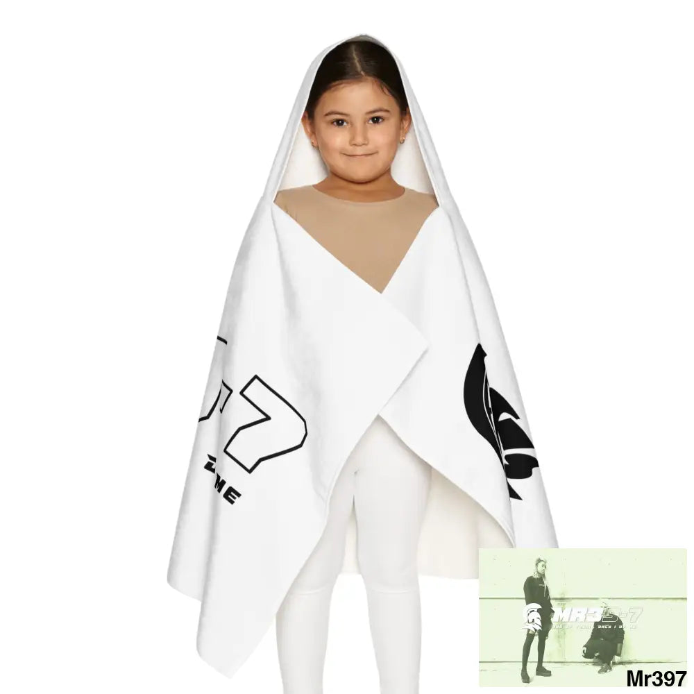 Mr39-7 Youth Hooded Towel 24’’ × 48’’ All Over Prints