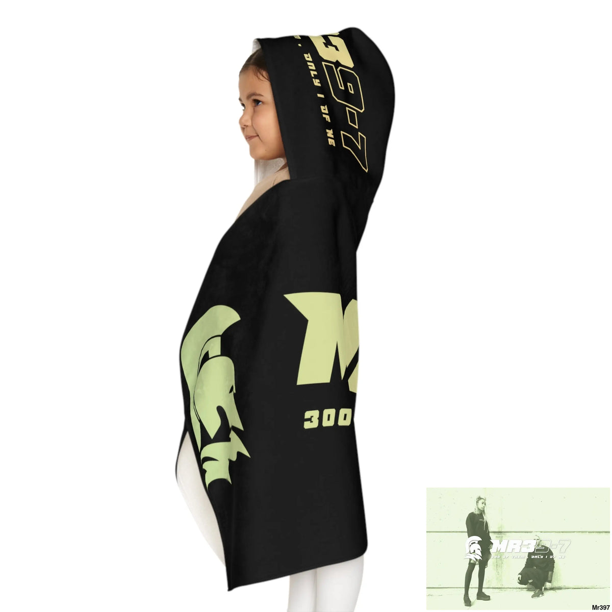 Mr39-7 Youth Hooded Towel 24’’ × 48’’ All Over Prints