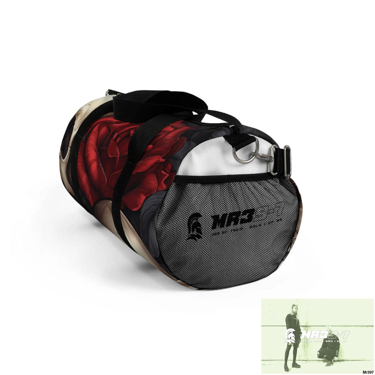 MR39-7Gothic Skulls & Roses Duffel Bag Bags