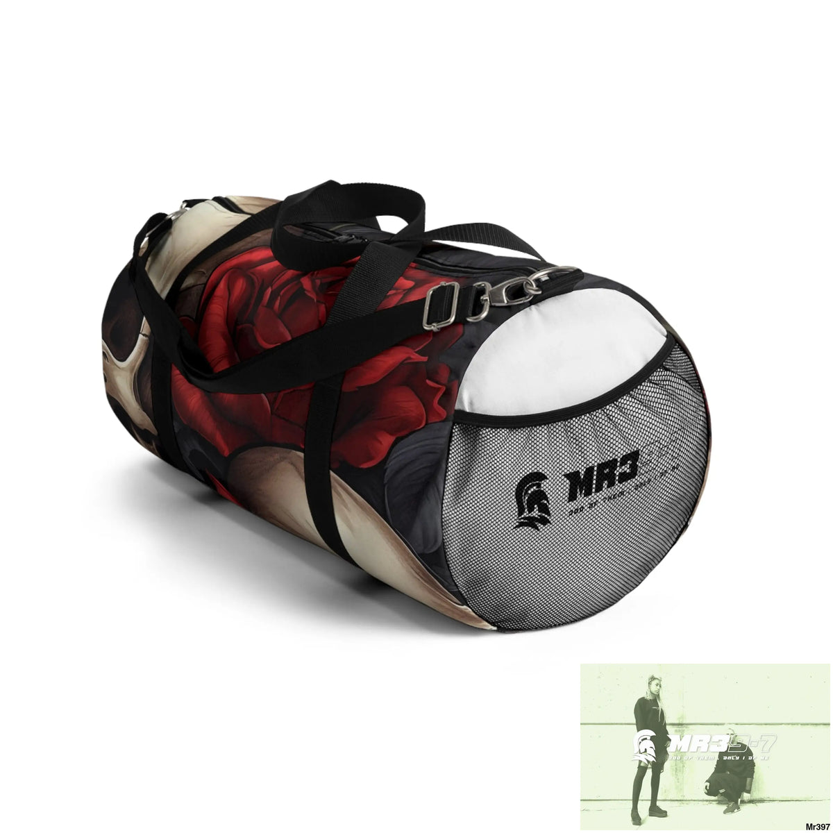 MR39-7Gothic Skulls & Roses Duffel Bag Bags