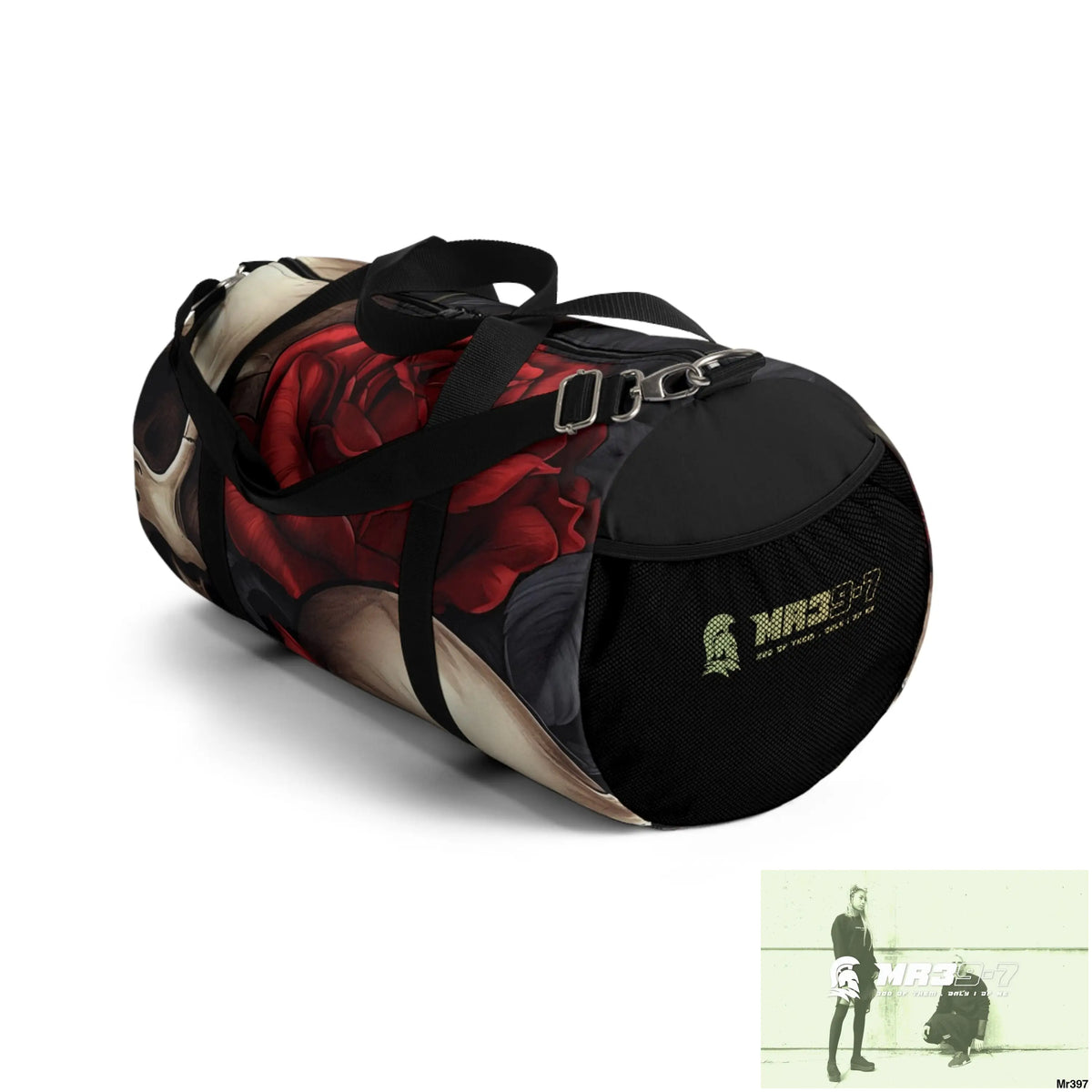 MR39-7Gothic Skulls & Roses Duffel Bag Bags