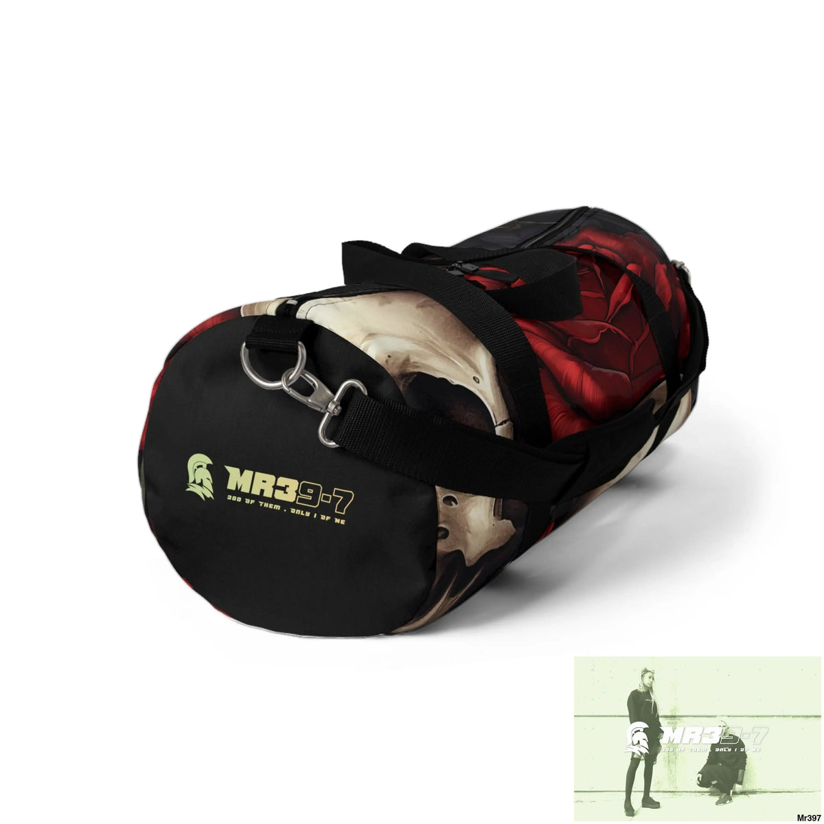 MR39-7Gothic Skulls & Roses Duffel Bag Bags