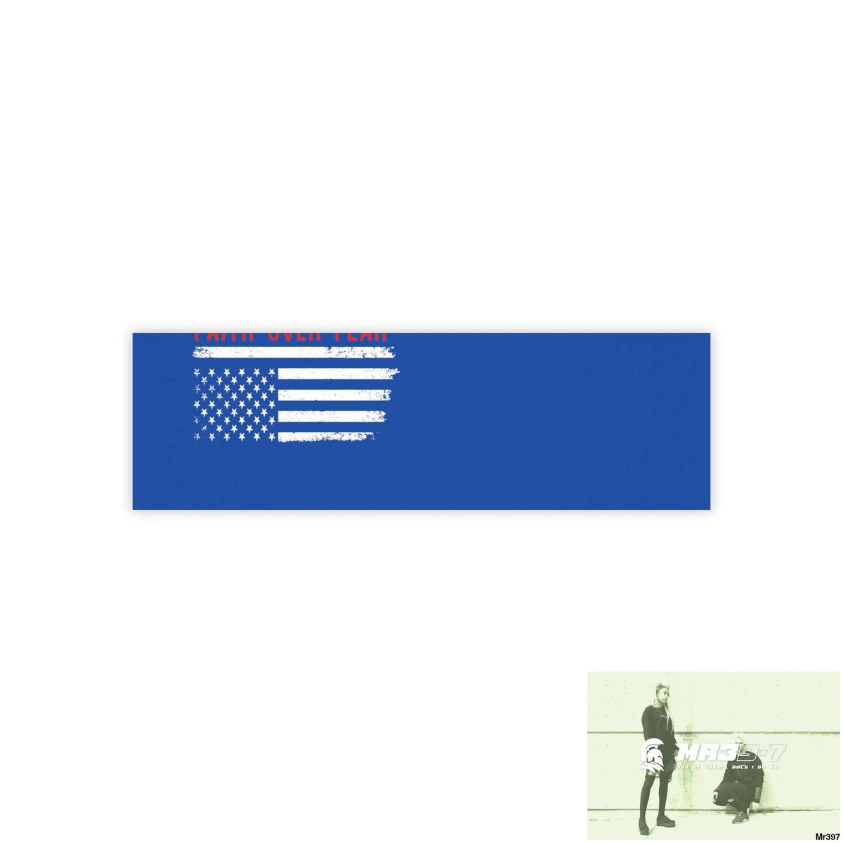 Mr39-7s USA Faith over Fear Post-it® Note Pads 10’’ x 3’’ / White Paper products