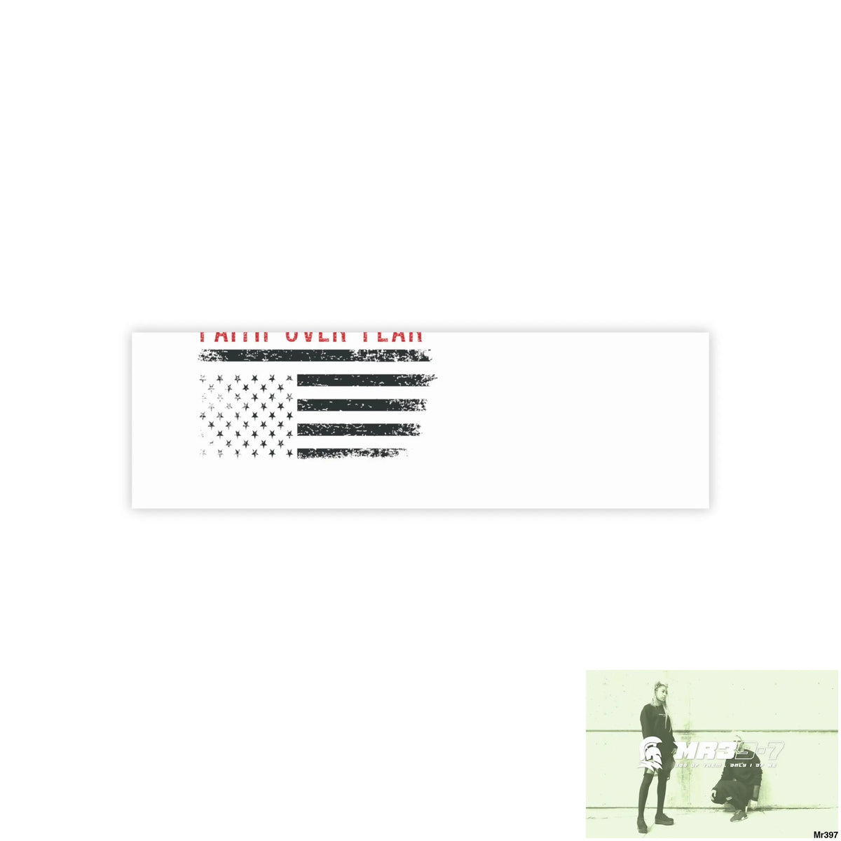 Mr39-7s USA Faith over Fear Post-it® Note Pads 10’’ x 3’’ / White Paper products