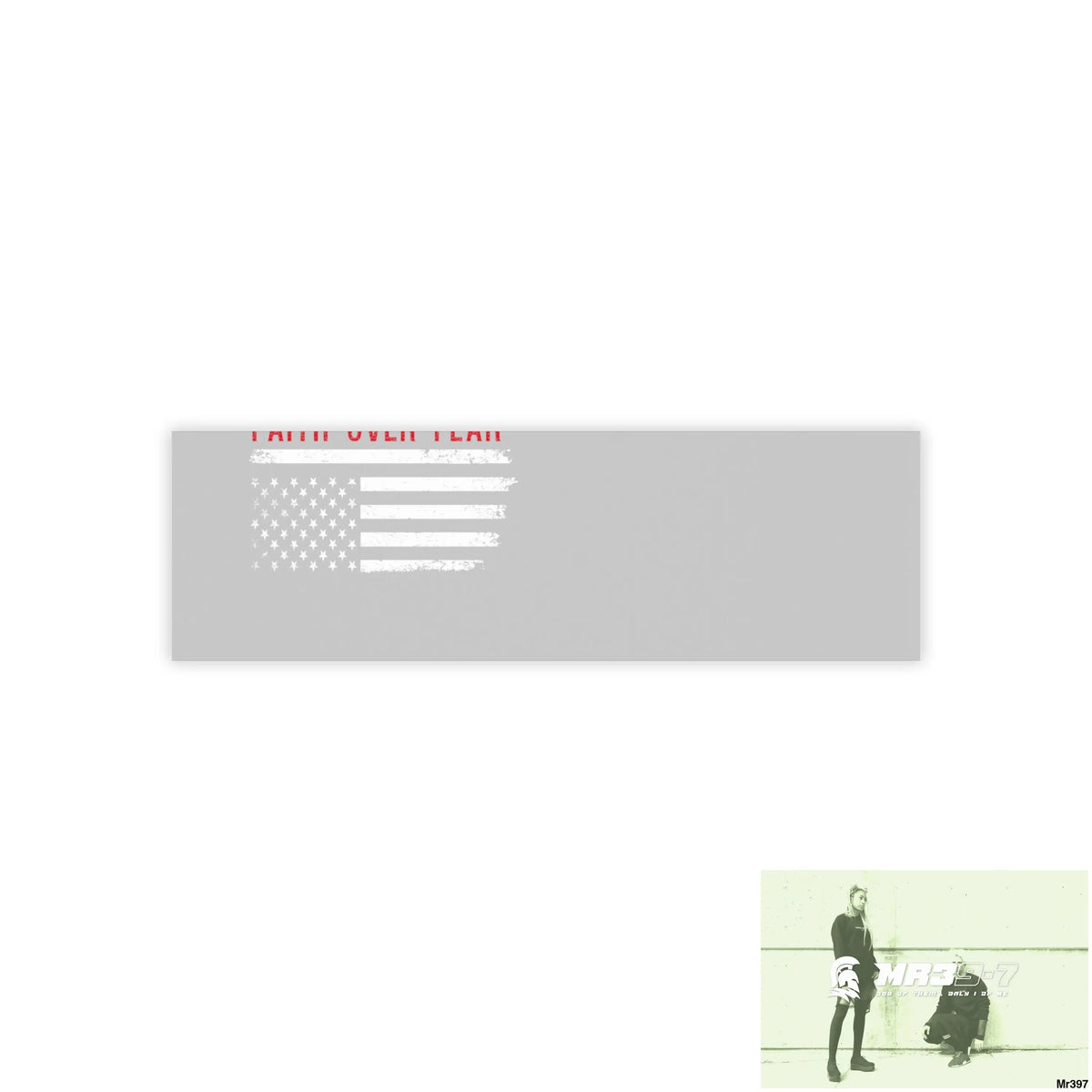 Mr39-7s USA Faith over Fear Post-it® Note Pads 10’’ x 3’’ / White Paper products