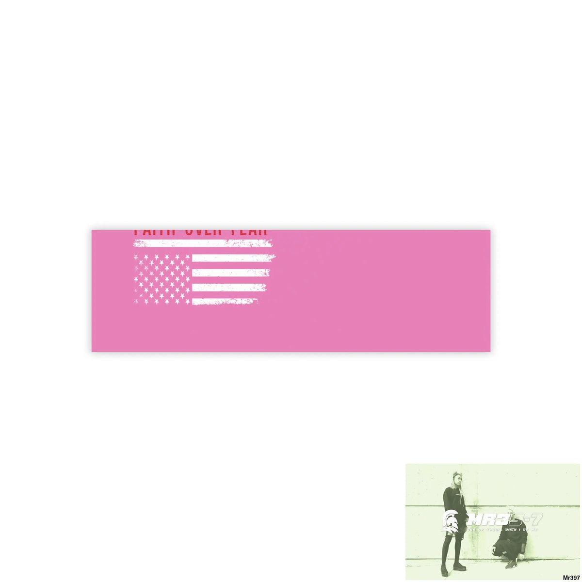 Mr39-7s USA Faith over Fear Post-it® Note Pads 10’’ x 3’’ / White Paper products