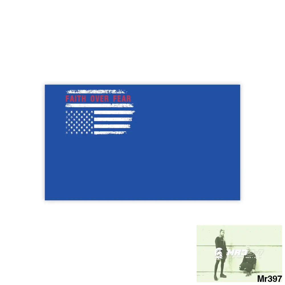 Mr39-7s USA Faith over Fear Post-it® Note Pads 10’’ x 6’’ / White Paper products