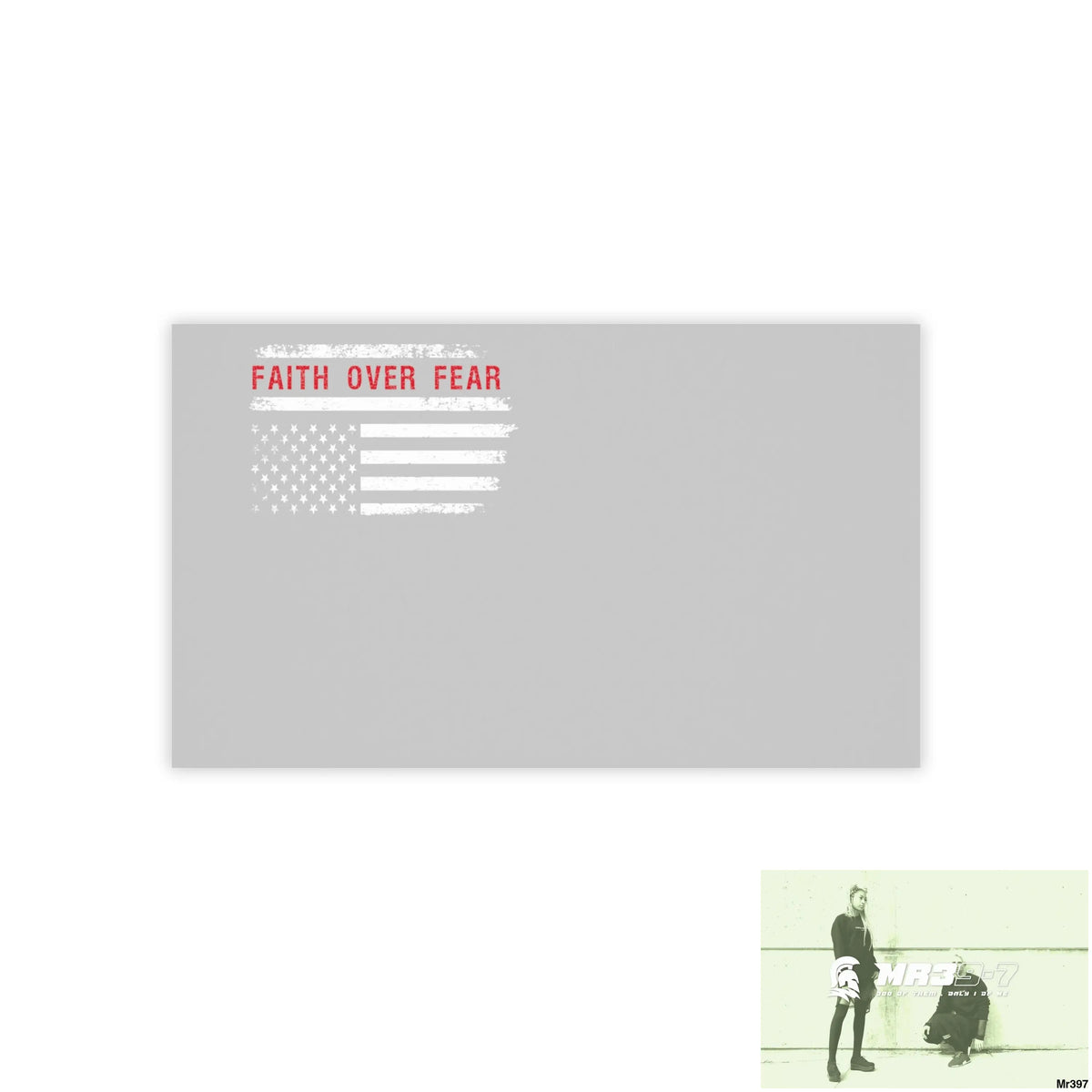 Mr39-7s USA Faith over Fear Post-it® Note Pads 10’’ x 6’’ / White Paper products