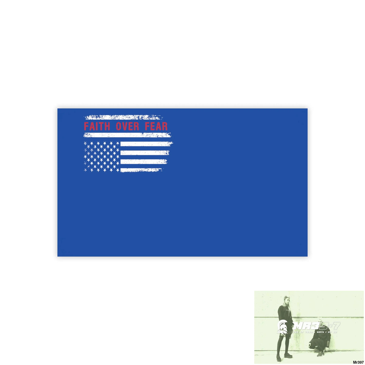 Mr39-7s USA Faith over Fear Post-it® Note Pads 10’’ x 6’’ / White Paper products