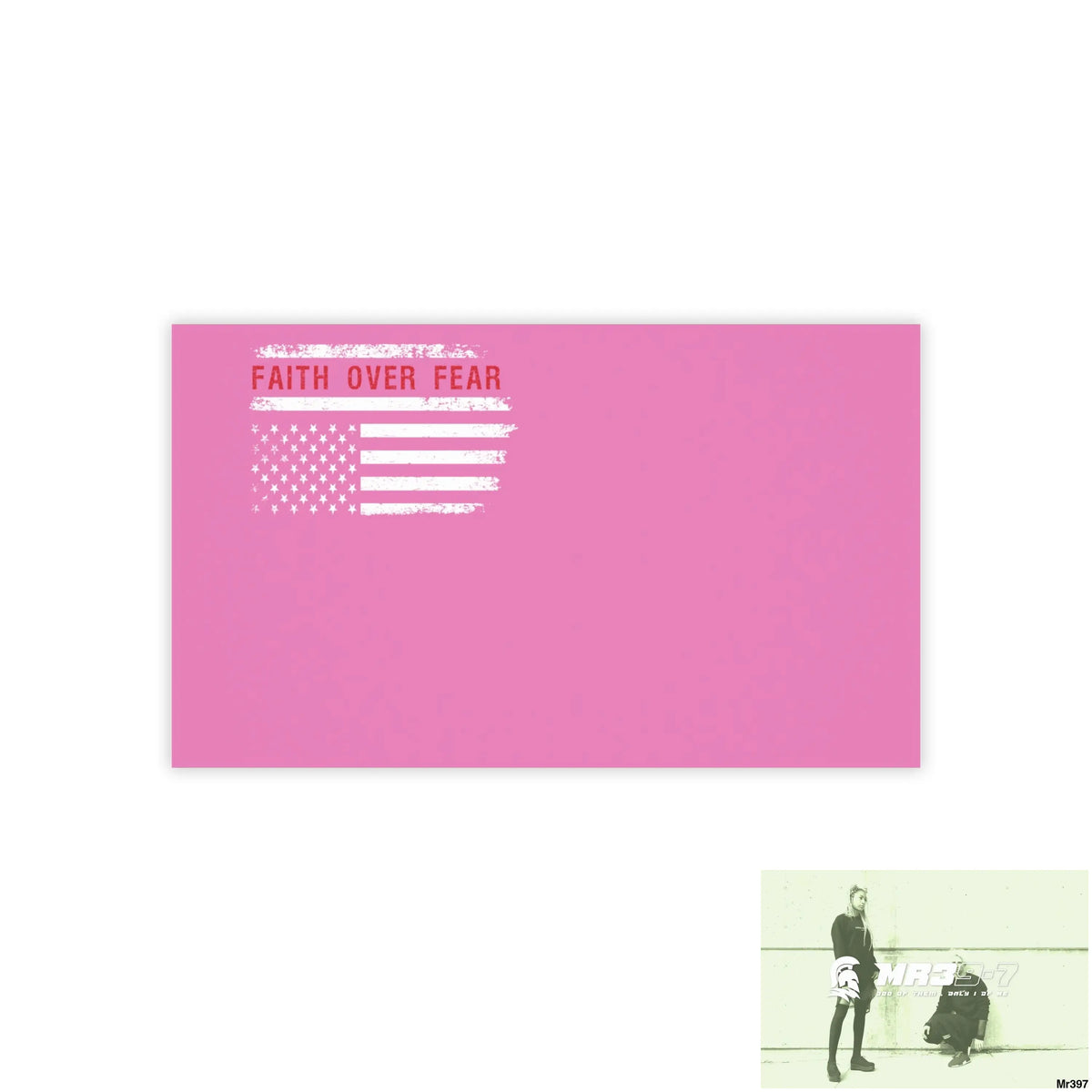 Mr39-7s USA Faith over Fear Post-it® Note Pads 10’’ x 6’’ / White Paper products