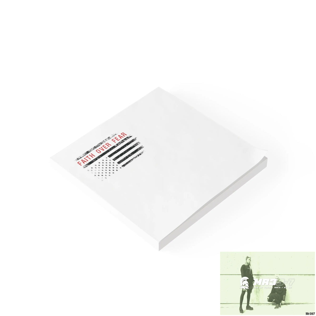 Mr39-7s USA Faith over Fear Post-it® Note Pads Paper products