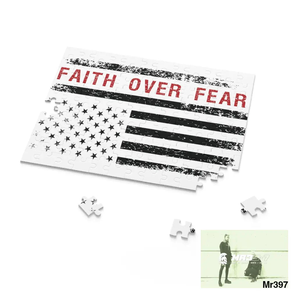 Mr39-7s USA Faith over Fear Puzzle (120 252 500-Piece) Puzzle