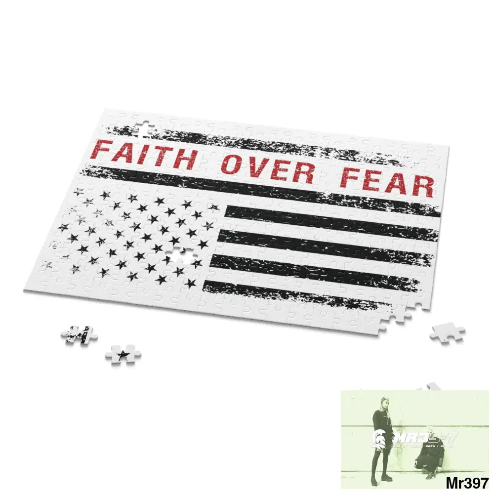 Mr39-7s USA Faith over Fear Puzzle (120 252 500-Piece) Puzzle