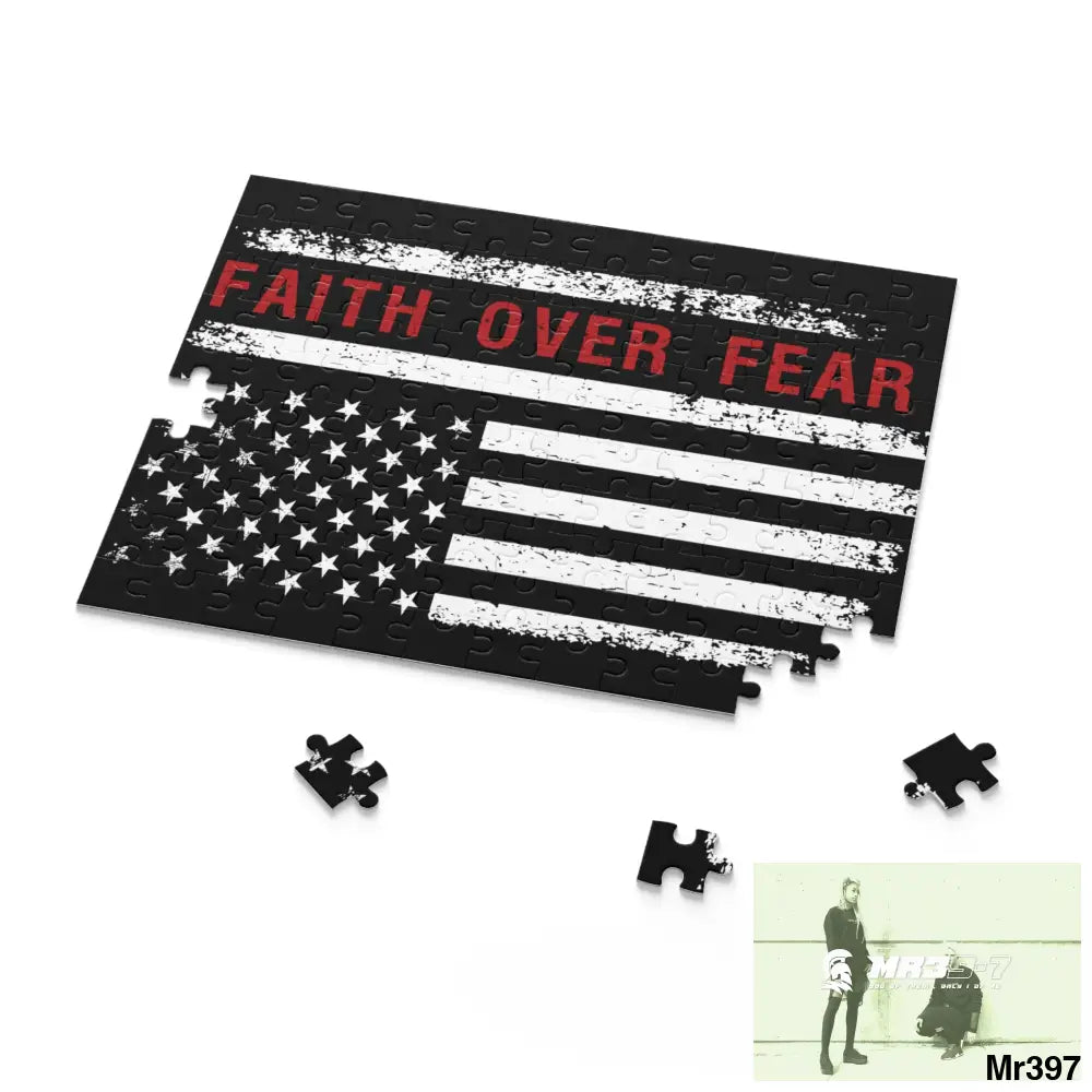 Mr39-7s USA Faith over Fear Puzzle (120 252 500-Piece) Puzzle