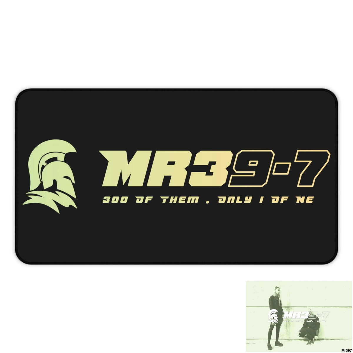 MR39 A1-Vigilante Desk Mat 12’’ × 22’’ Home Decor