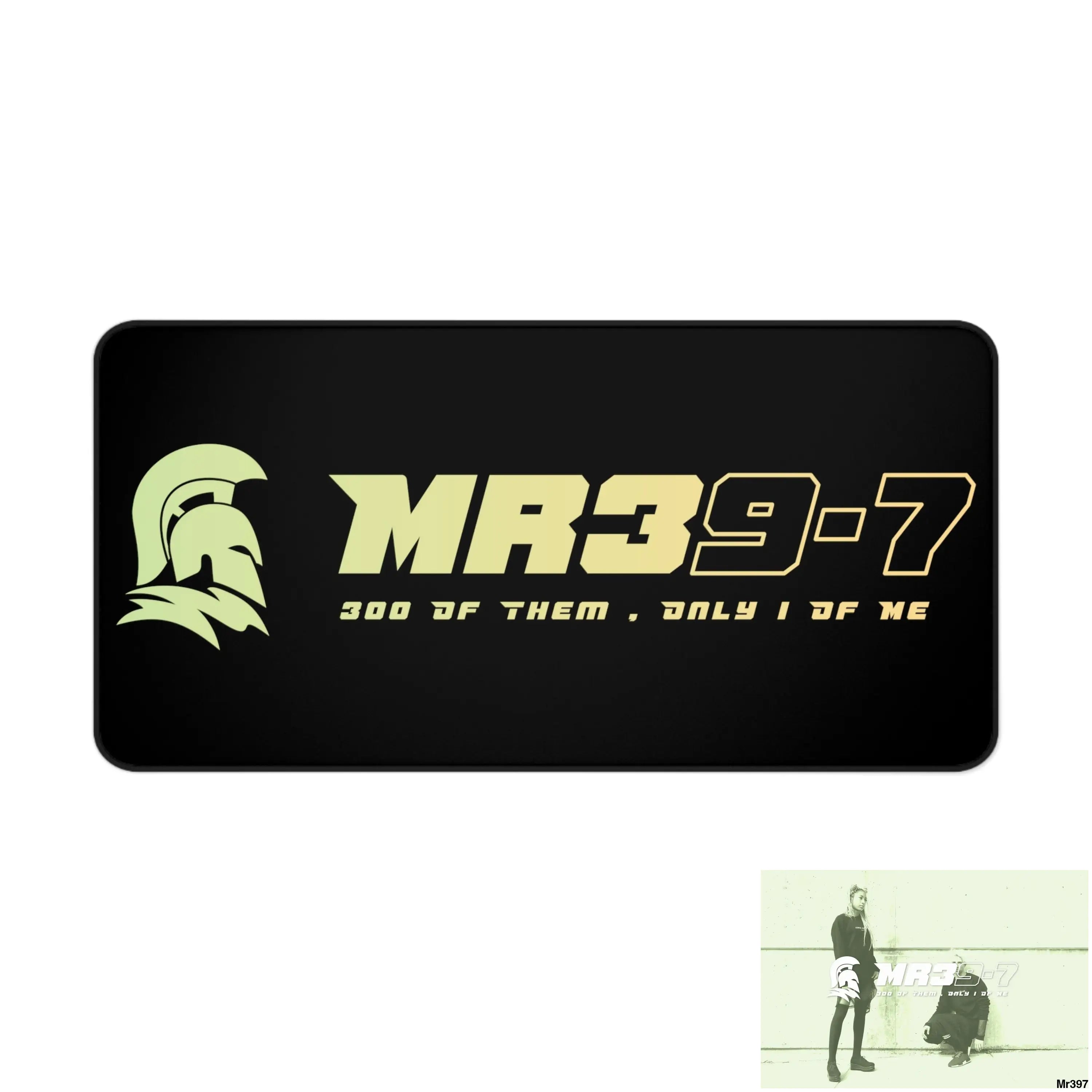 MR39 A1-Vigilante Desk Mat 15.5’’ × 31’’ Home Decor