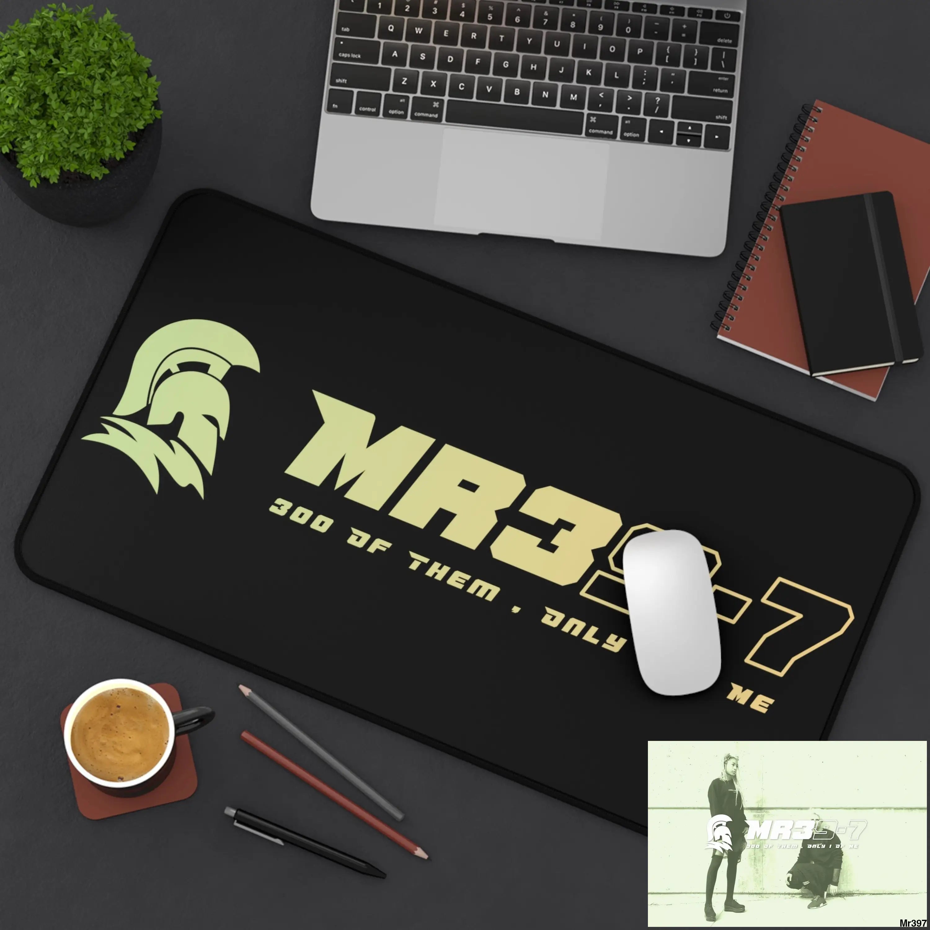 MR39 A1-Vigilante Desk Mat Home Decor