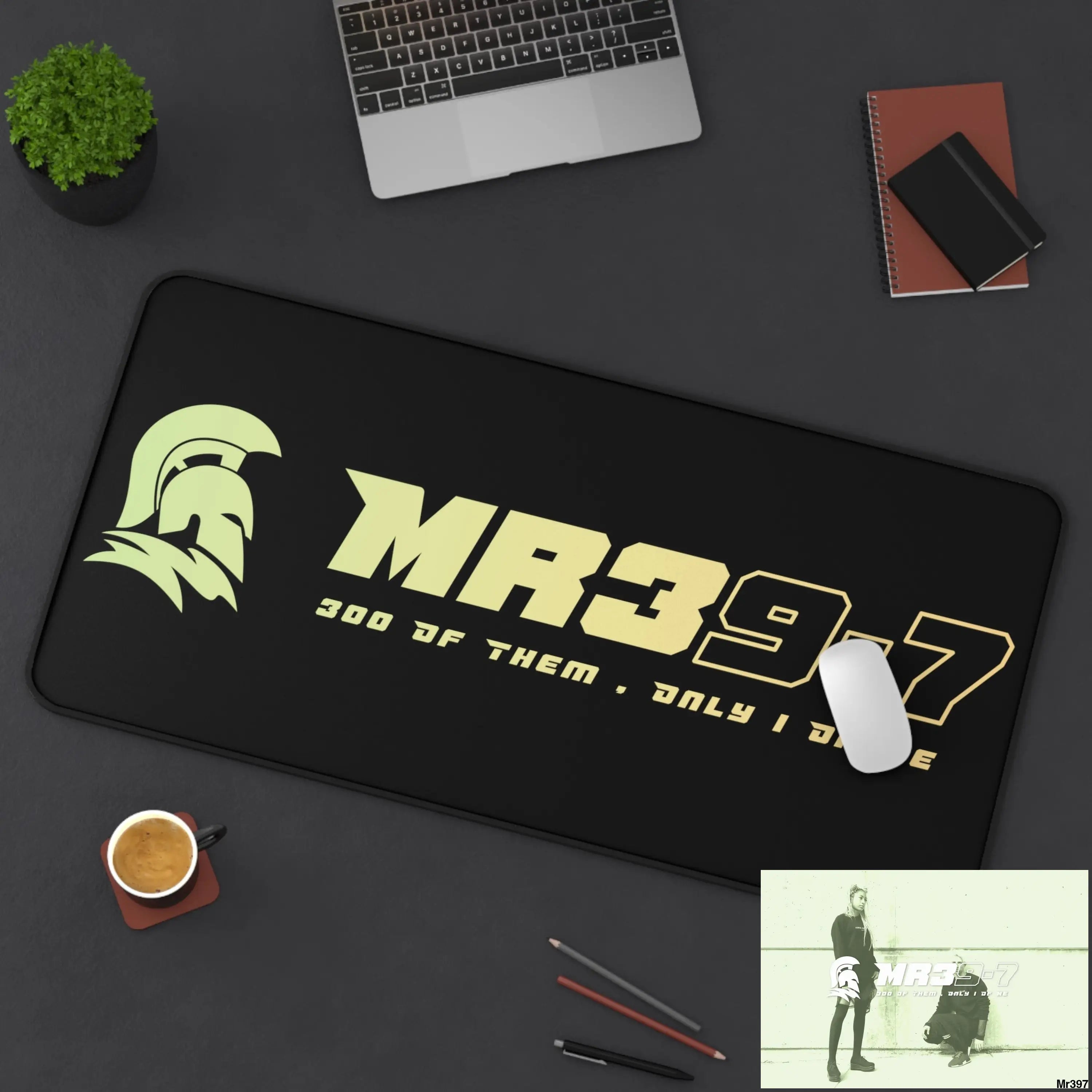 MR39 A1-Vigilante Desk Mat Home Decor