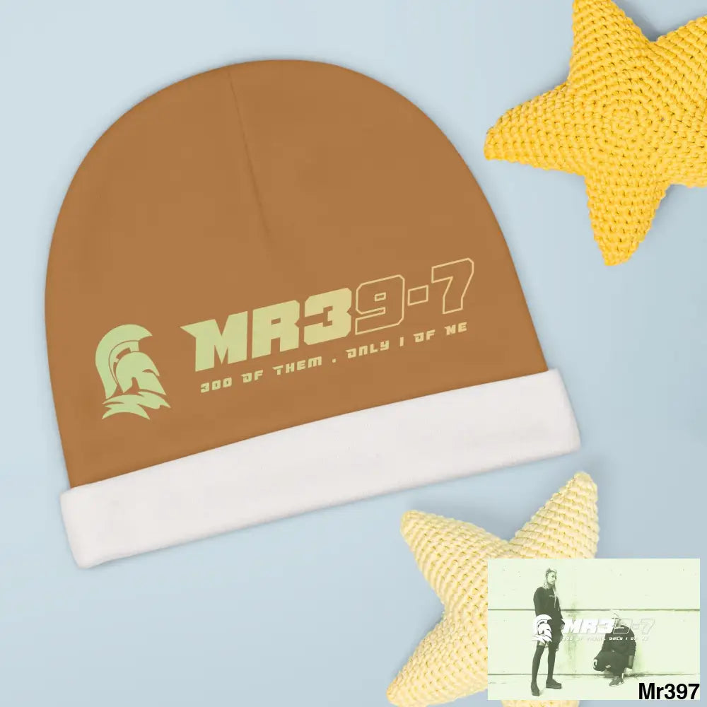 MR39 Baby Beanie (AOP) One size / White All Over Prints