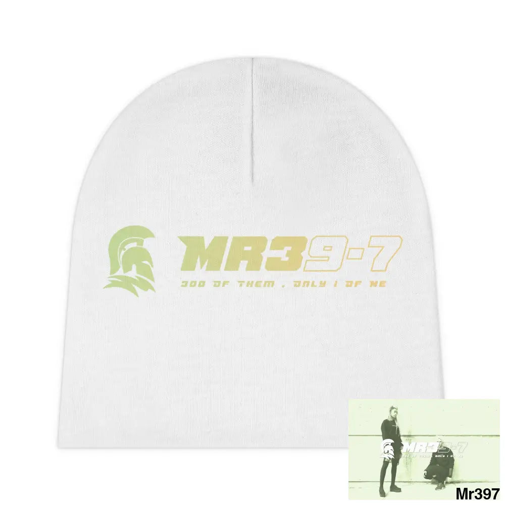 MR39 Baby Beanie (AOP) One size / White All Over Prints