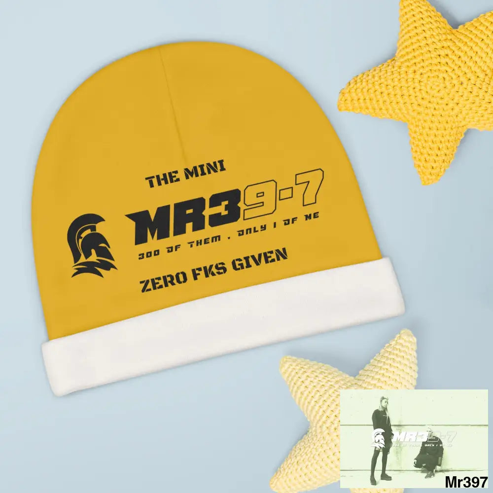 MR39 Baby Beanie (AOP) One size / White All Over Prints