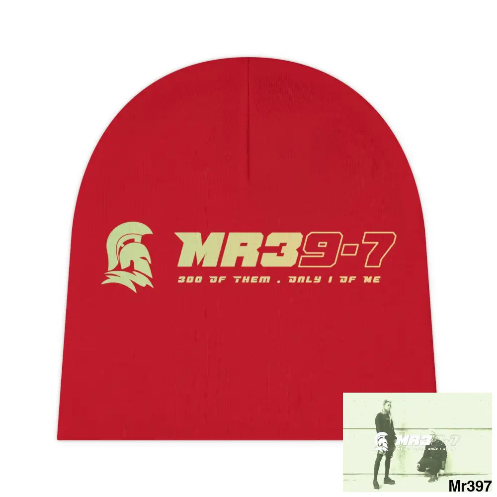 MR39 Baby Beanie (AOP) One size / White All Over Prints