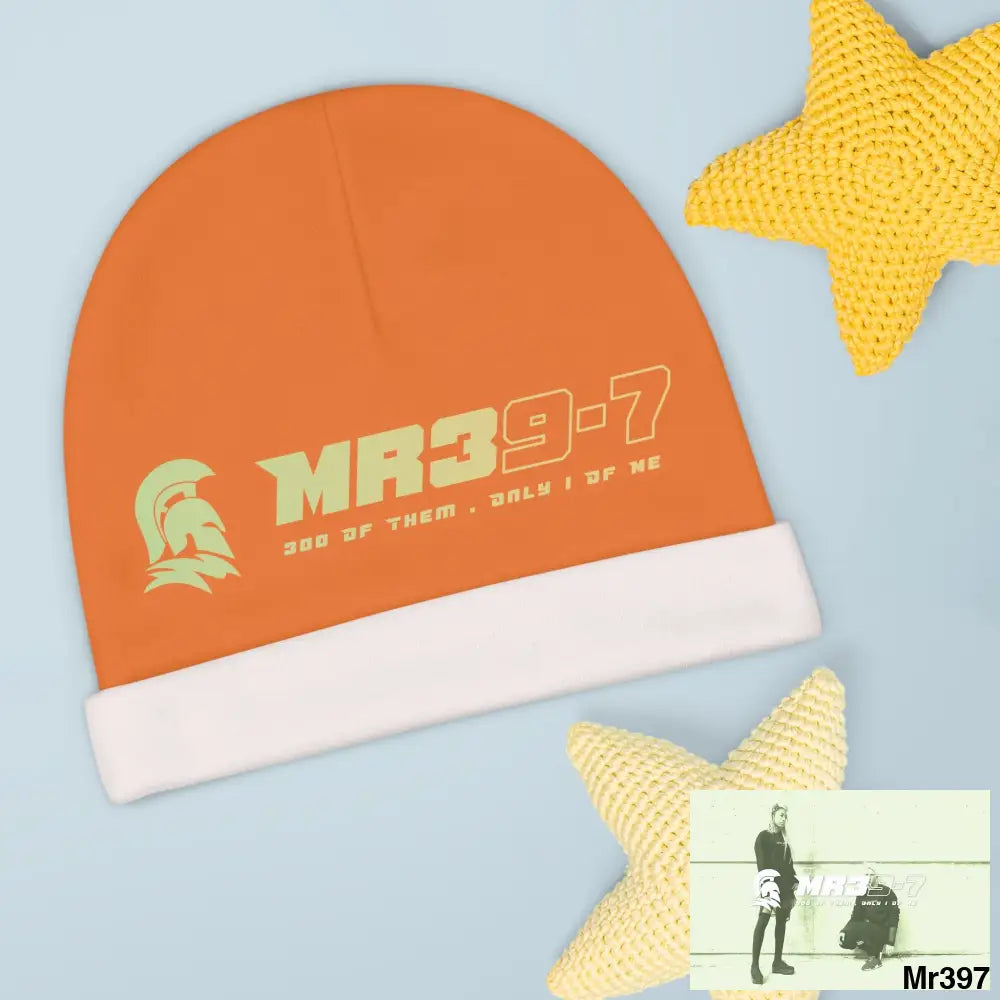MR39 Baby Beanie (AOP) One size / White All Over Prints