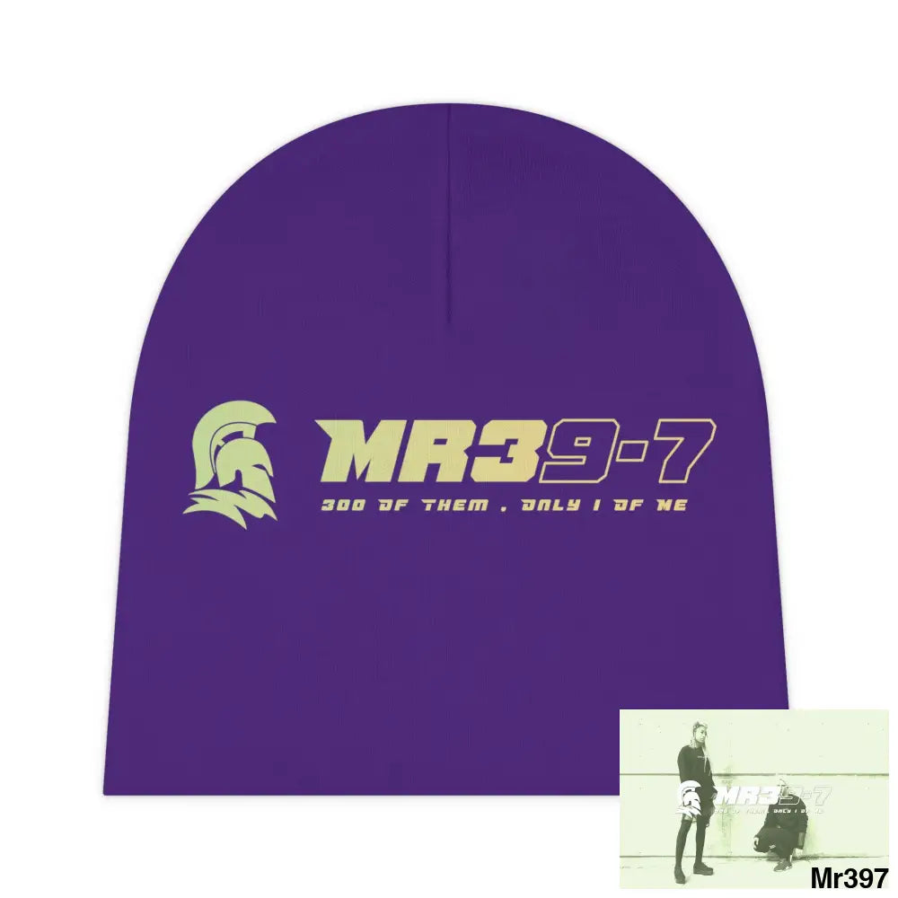 MR39 Baby Beanie (AOP) One size / White All Over Prints