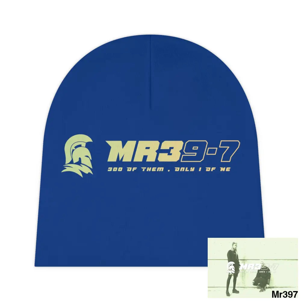 MR39 Baby Beanie (AOP) One size / White All Over Prints