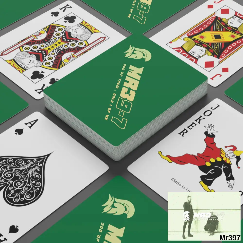 MR39 Custom Poker Cards 2.47’’ x 3.47’’ / White / Semi Glossy Paper products