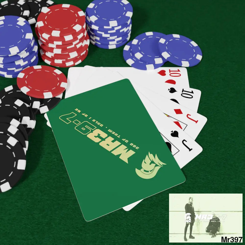 MR39 Custom Poker Cards 2.47’’ x 3.47’’ / White / Semi Glossy Paper products