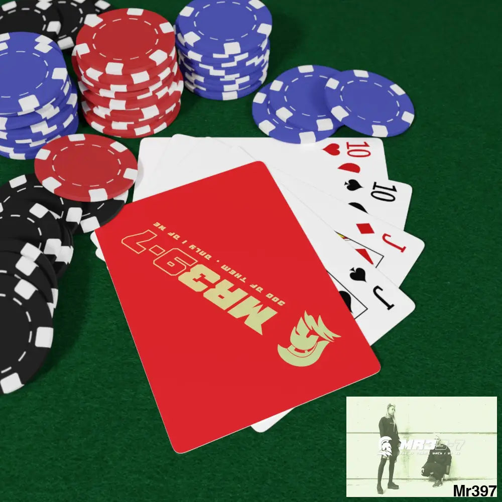 MR39 Custom Poker Cards 2.47’’ x 3.47’’ / White / Semi Glossy Paper products