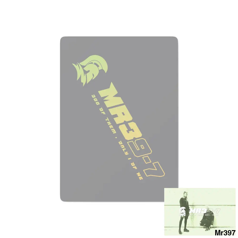 MR39 Custom Poker Cards 2.47’’ x 3.47’’ / White / Semi Glossy Paper products