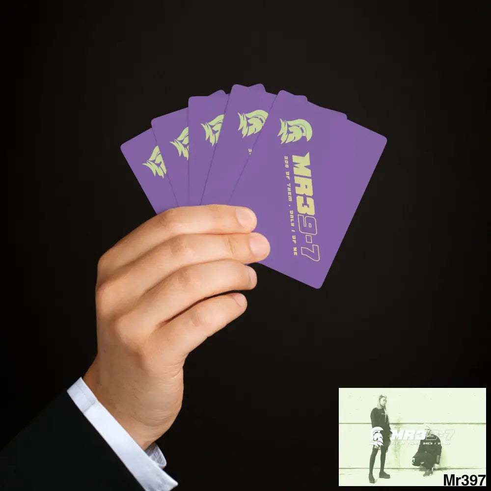 MR39 Custom Poker Cards 2.47’’ x 3.47’’ / White / Semi Glossy Paper products