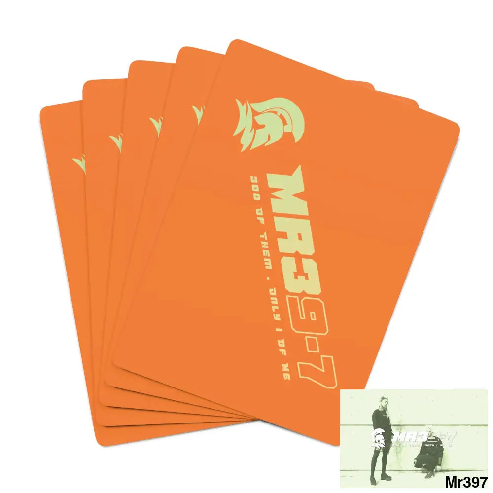 MR39 Custom Poker Cards 2.47’’ x 3.47’’ / White / Semi Glossy Paper products