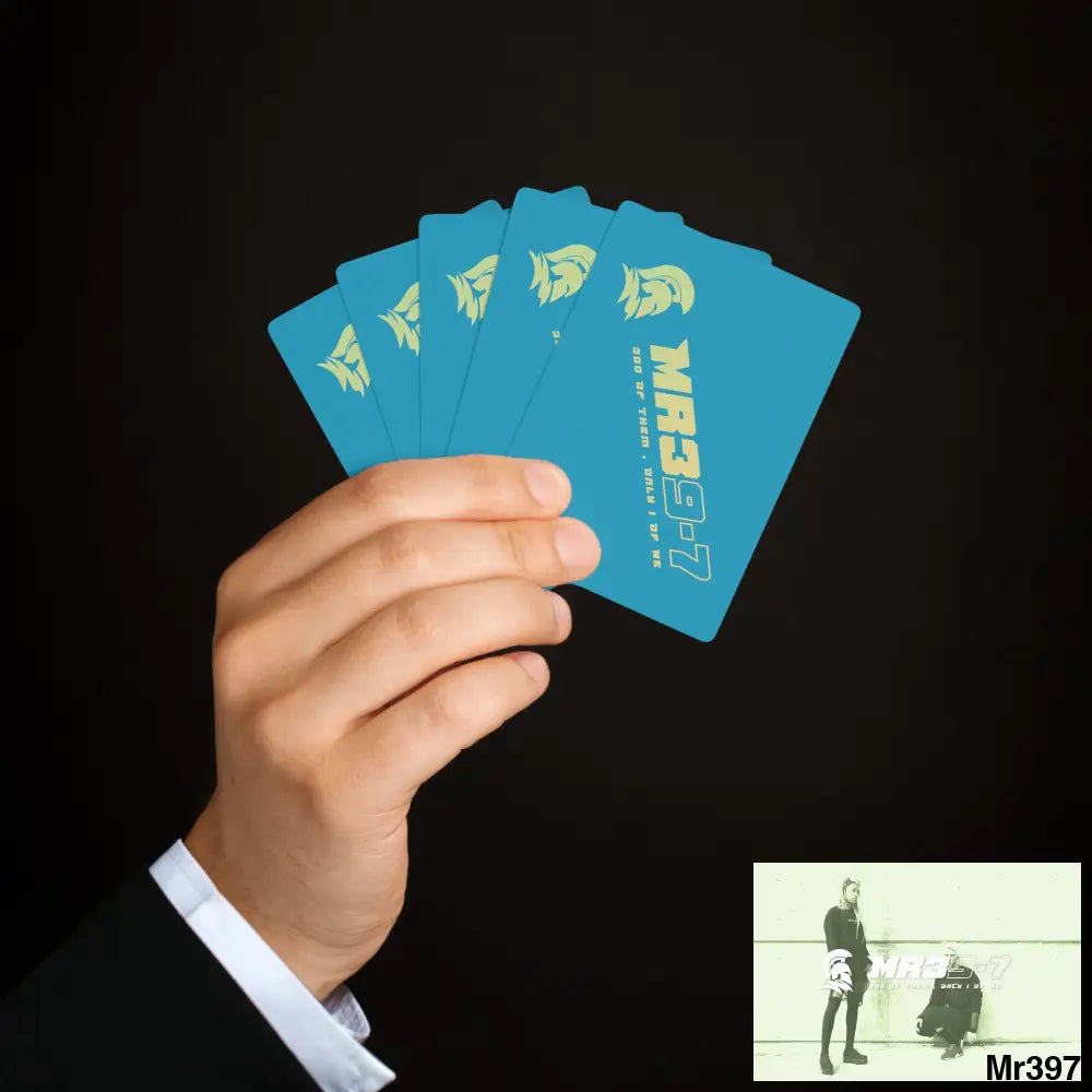 MR39 Custom Poker Cards 2.47’’ x 3.47’’ / White / Semi Glossy Paper products