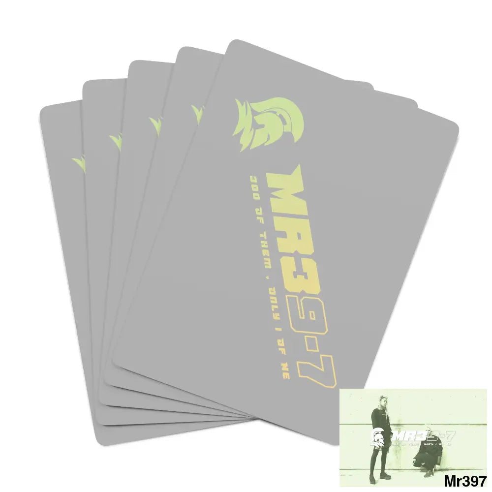 MR39 Custom Poker Cards 2.47’’ x 3.47’’ / White / Semi Glossy Paper products