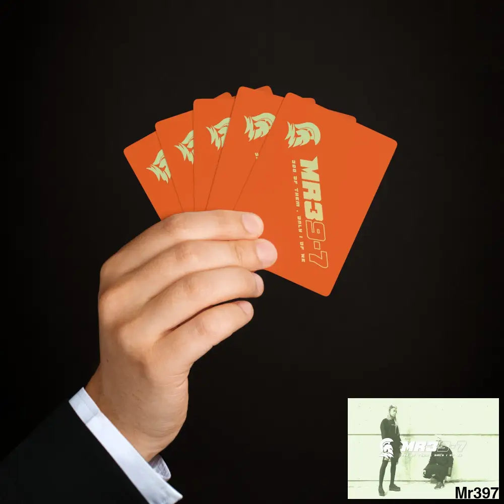 MR39 Custom Poker Cards 2.47’’ x 3.47’’ / White / Semi Glossy Paper products