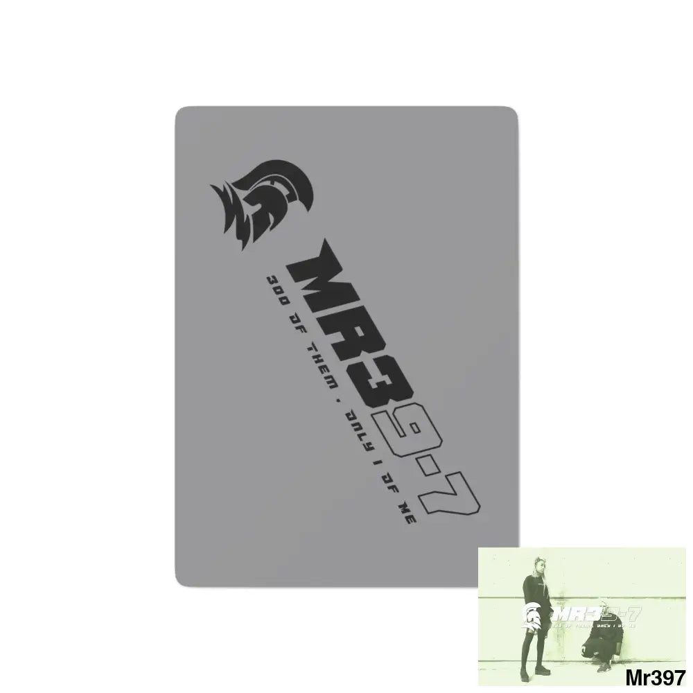 MR39 Custom Poker Cards 2.47’’ x 3.47’’ / White / Semi Glossy Paper products